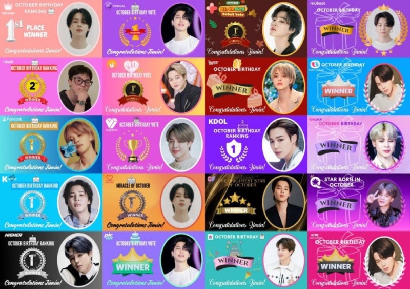 [BTS 방탄소년단 지민] 짐토버 생일투표 21관왕! 우리 지민이라서 가능했다. 팬심이 만든 뜨거....
