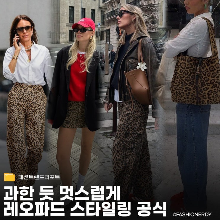  레오파드를 입는다는 것 – 부담스럽지 않게 즐기는 방법