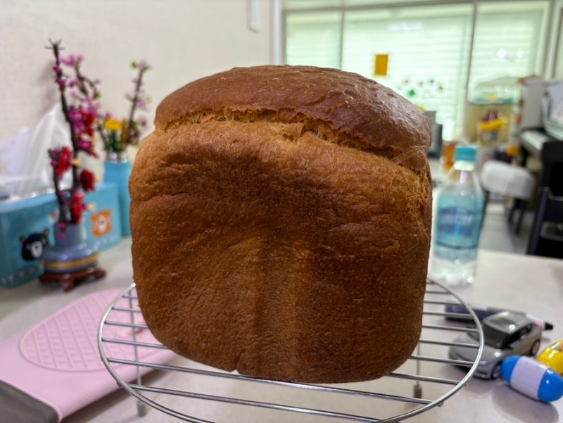 쿠쿠 가정용 제빵기로 아이와 함께 만드는 간단한 우유식빵(레시피)과 식빵 요리 감바스