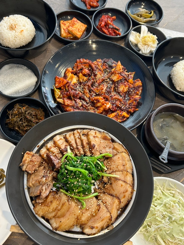  대구서구청 맛집 점심 특선으로 든든한 밥집 육해당