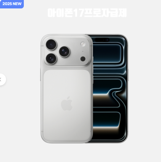  (4차예약) Apple 아이폰 17 프로 자급제 256GB 실버 MG8G4KH/A