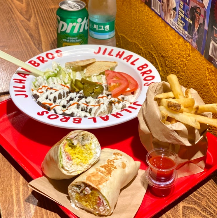  [연남동 홍대 할랄푸드 혼밥 포장 맛집] 간단하고 빠르게 먹을수 있는 한끼, 질할브로스
