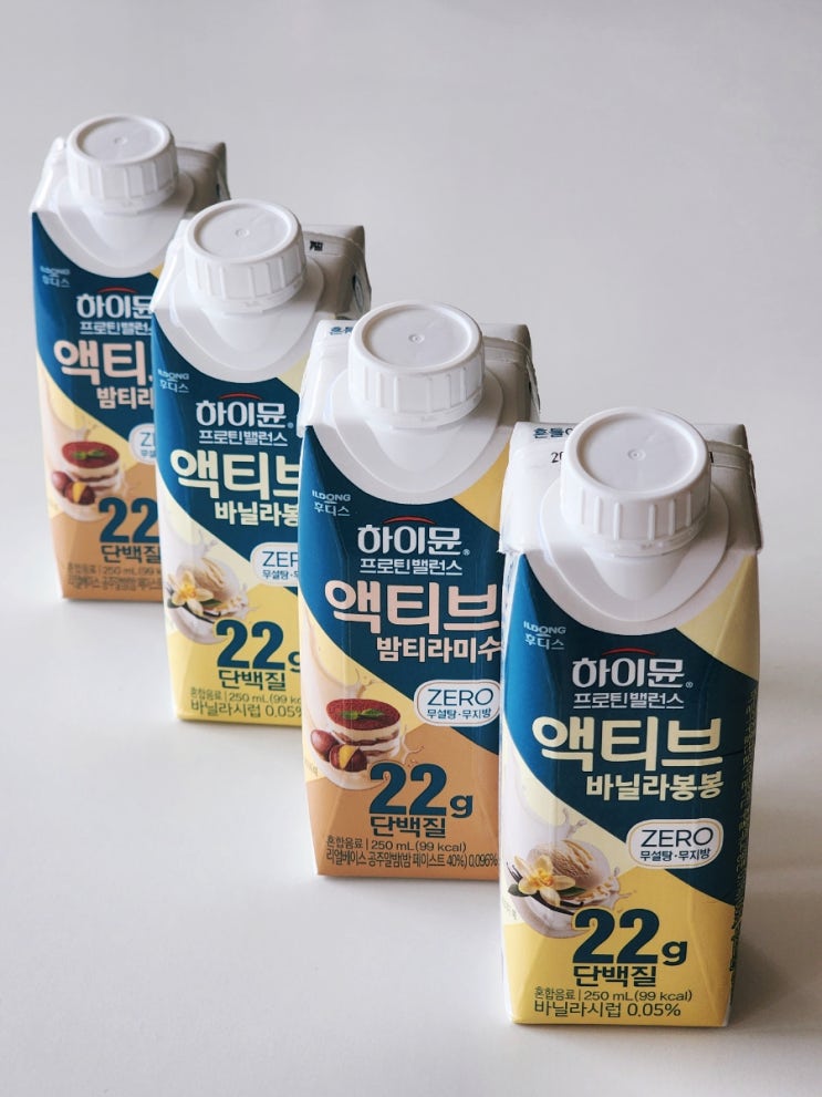  맛있는 단백질 다이어트 식단 관리 후기 - 프로틴 고단백 음료 추천! 일동후디스 프로틴밸런스 액티브