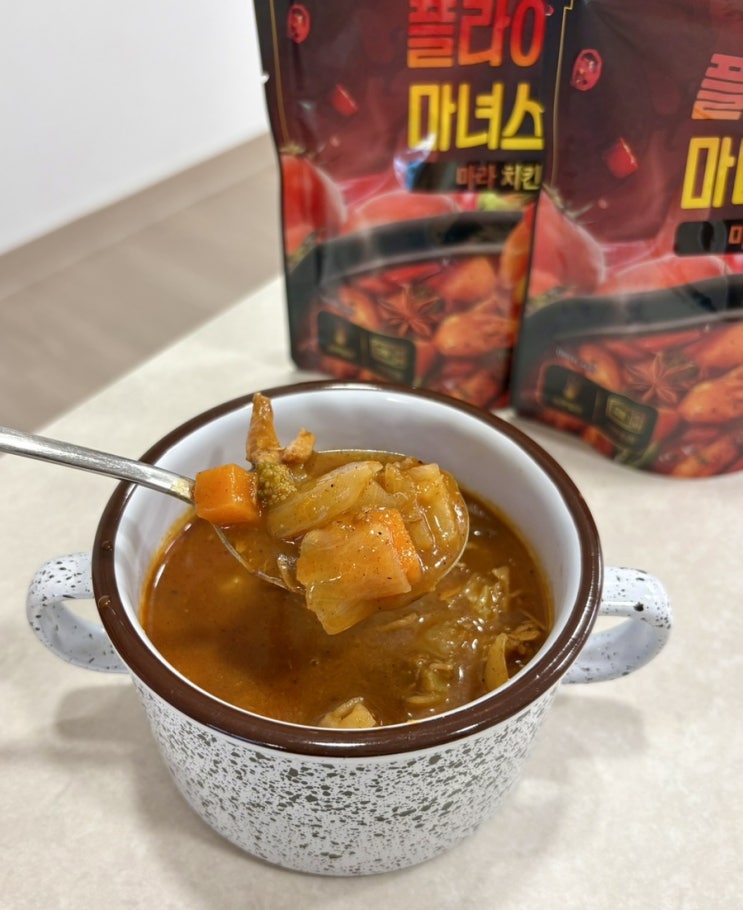  다이어트 식단 간편식 추천 매운 음식 당길 때 플라이밀마녀스프마라맛
