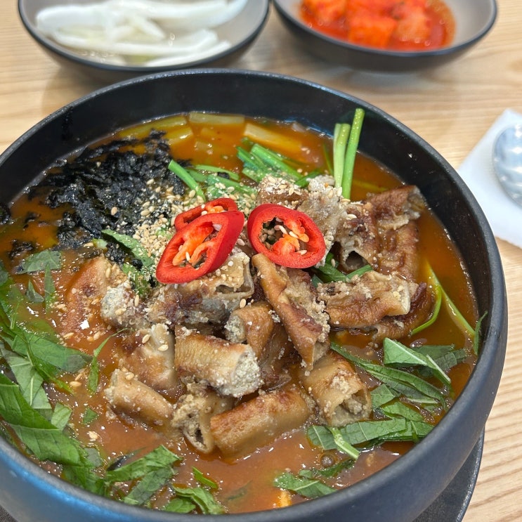  서현역 혼밥 강릉장칼 곱창장칼국수 내돈내산 후기
