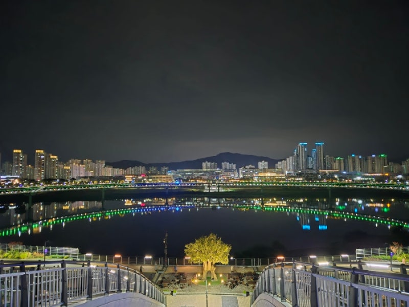 대전 근교 야경 드라이브 금강보행교(이응다리)
