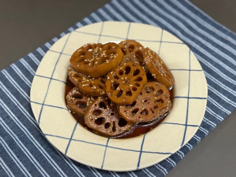자숙 연근조림 만드는 법 아삭하고 쫀득한 두 가지 식감!