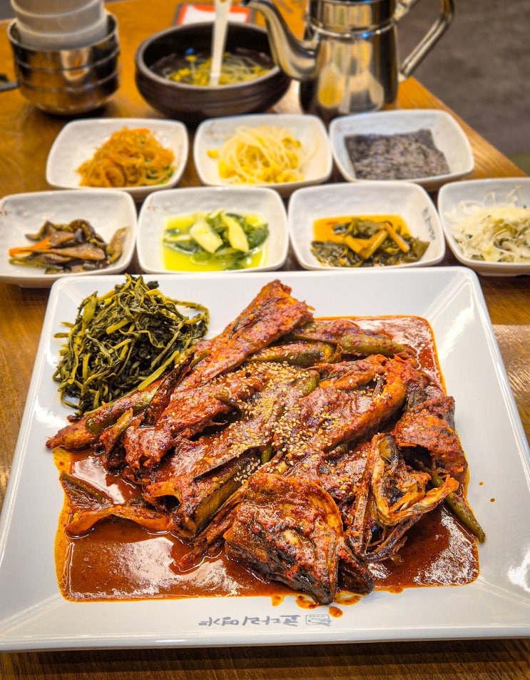  의왕맛집 매콤한 코다리시래기조림 한상차림 코다리명가