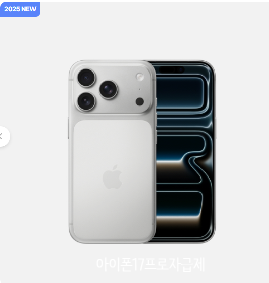  (4차예약) Apple 아이폰 17 프로 자급제 256GB 실버 MG8G4KH/A