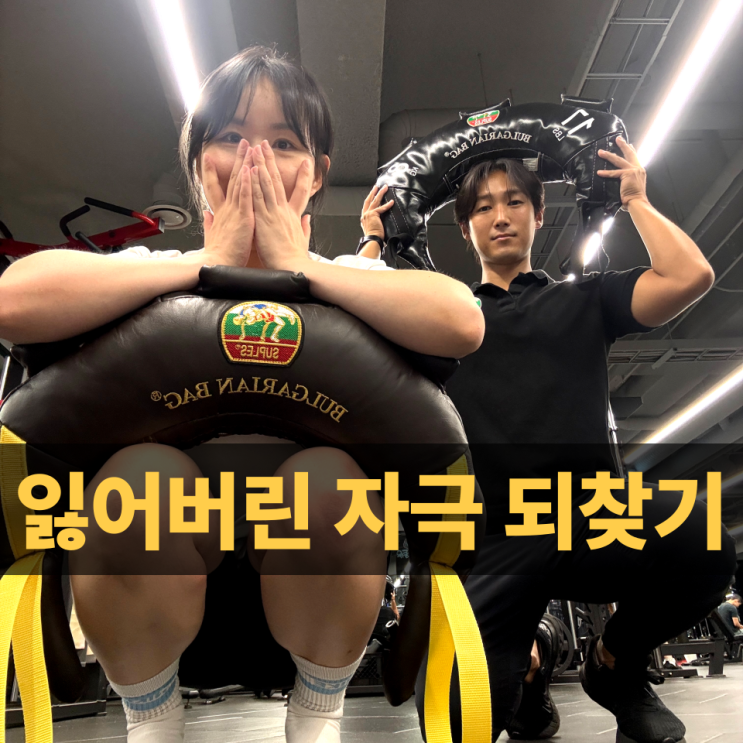  [PT일기] PT경력 다년차 회원님의 잃어버린 자극 되찾기 / 영등포시장역pt