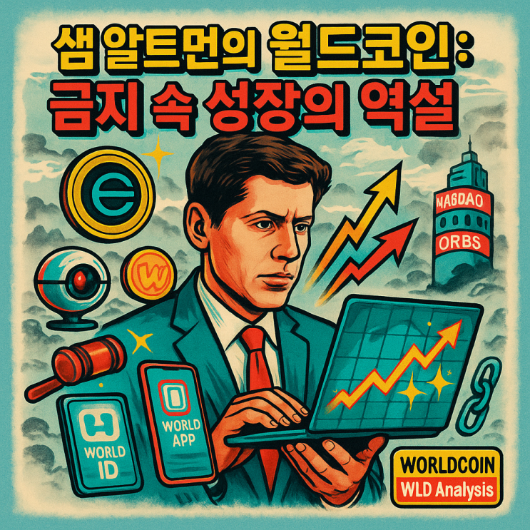  월드코인 주가 (WLD 주식) 규제에도 폭등한 이유는?