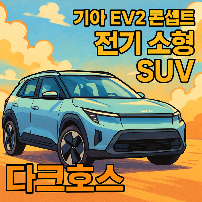 기아 EV2 출시일, 가격 | 소형 전기차 SUV 다크호스 [위장막 첨부] : 네이버 블로그