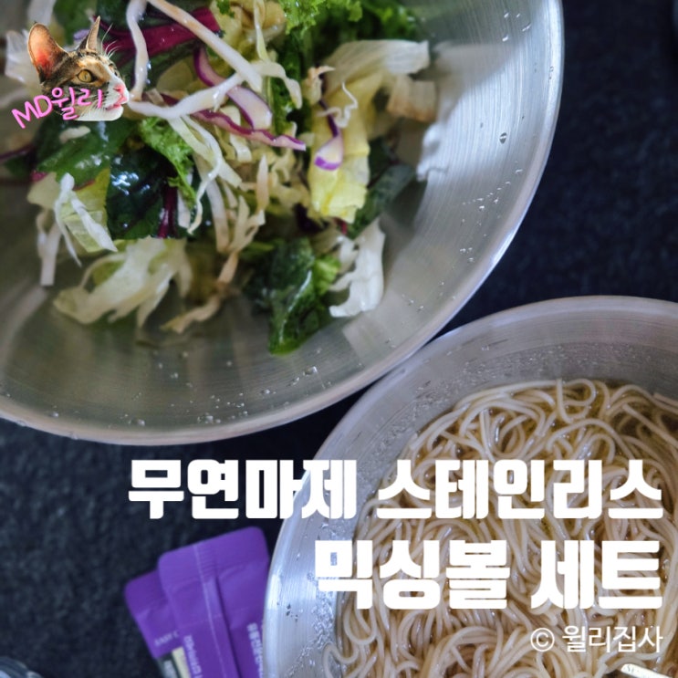  페르쉐프 연마제를 사용하지 않은 무연마제 스텐믹싱볼 세트