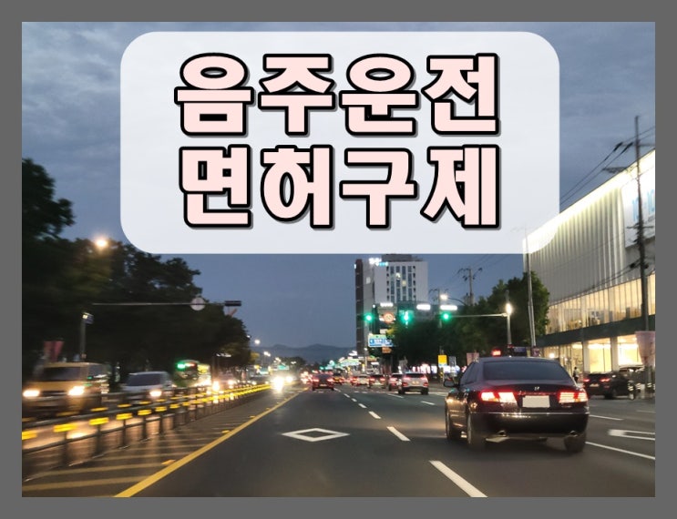  광주음주운전 면허구제 행정심판 진행 과정