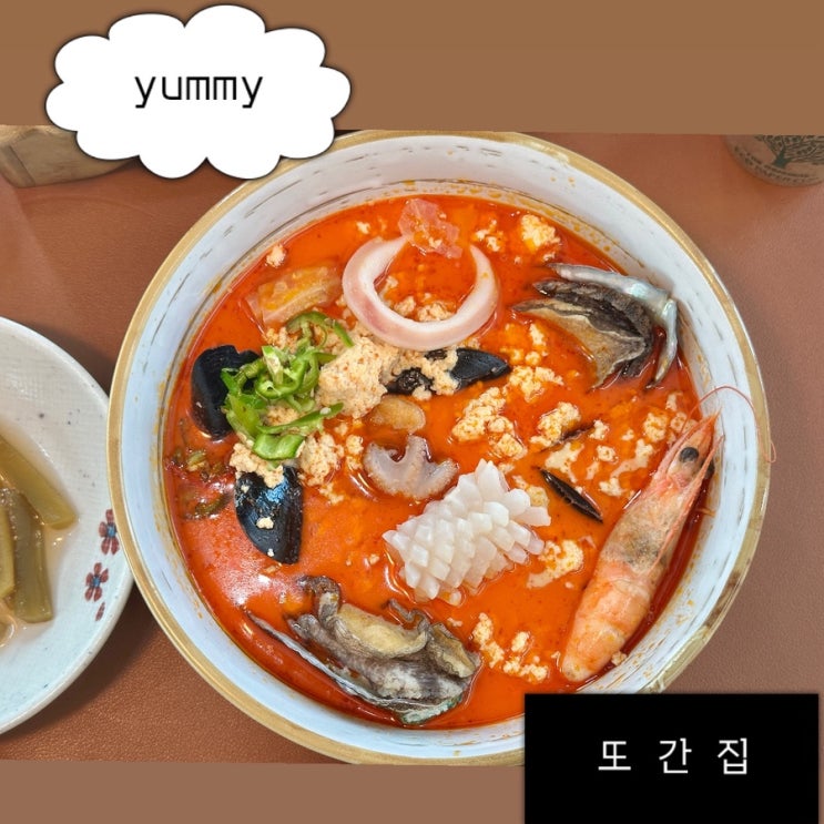  속초 얼큰 짬뽕 순두부 맛집 추천 ️ 속초 애견동반 식당 옛고을순두부