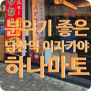 당산역 맛집 하나마토 당산점 방문후기 - 분위기술집, 단체술집