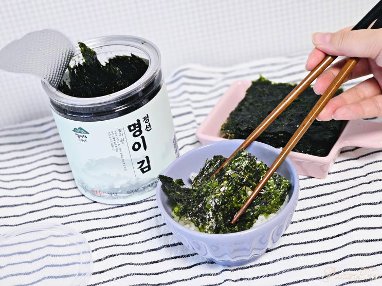  완도김 서림농원 명이김선물세트 가족과 나누는 따뜻한 한 끼