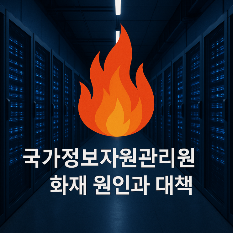 <b>국가 전산망</b>(<b>국가</b>정보자원관리원) <b>화재</b> 원인과 향후 대책