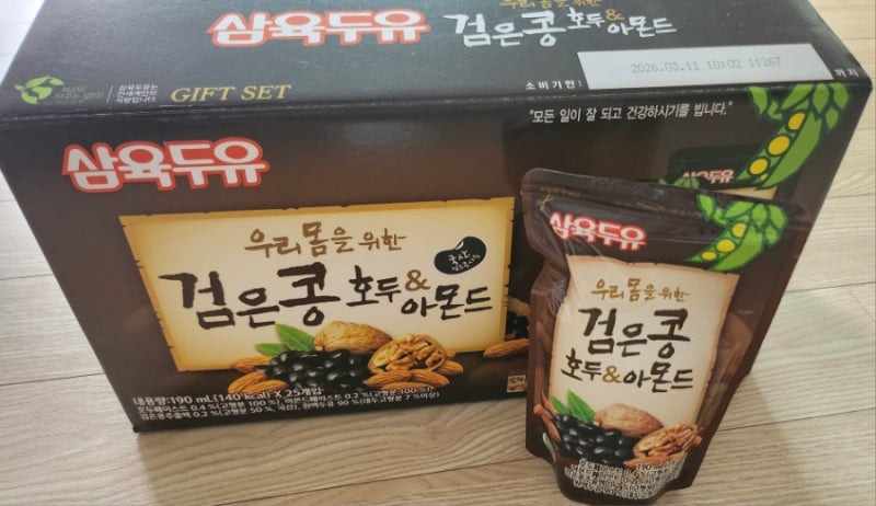 삼육두유 검은콩 호두 & 아몬드 파우치