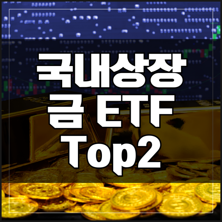  한국 금 ETF 종목 수익률 Top2 비교 추천