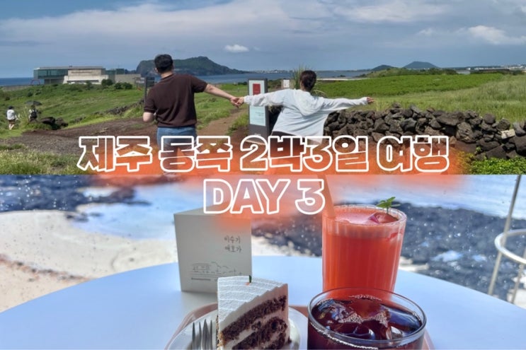  [제주여행] 9월 2박3일 동쪽 여행 : 하나로마트에서 기념품사고 바다뷰카페까지알차다!알차