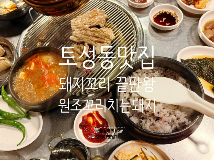 [토성동맛집] 원조꼬리치는돼지, 돼지꼬리 제대로 즐기기