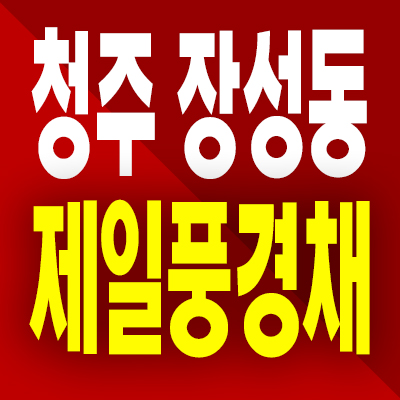  청주 장성동 제일풍경채 민간임대 신분평지구 10년전세 아파트 분양가