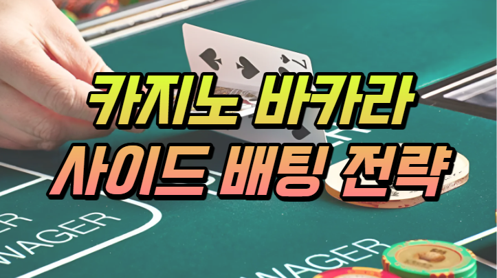  카지노 바카라 사이드 배팅 종류 및 전략