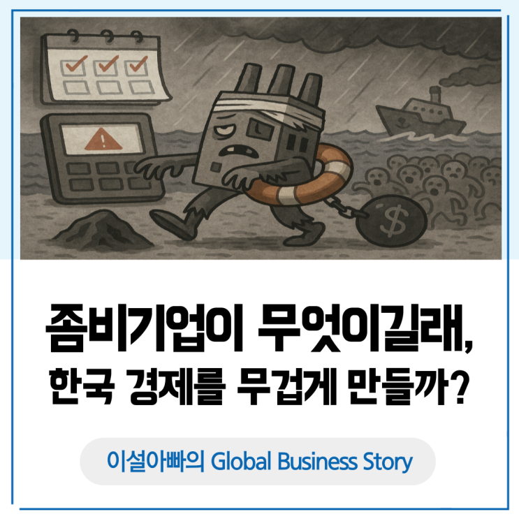  좀비기업, 정확히 무엇이길래 한국 경제를 무겁게 만들까: ICR이 알려주는 위험 신호