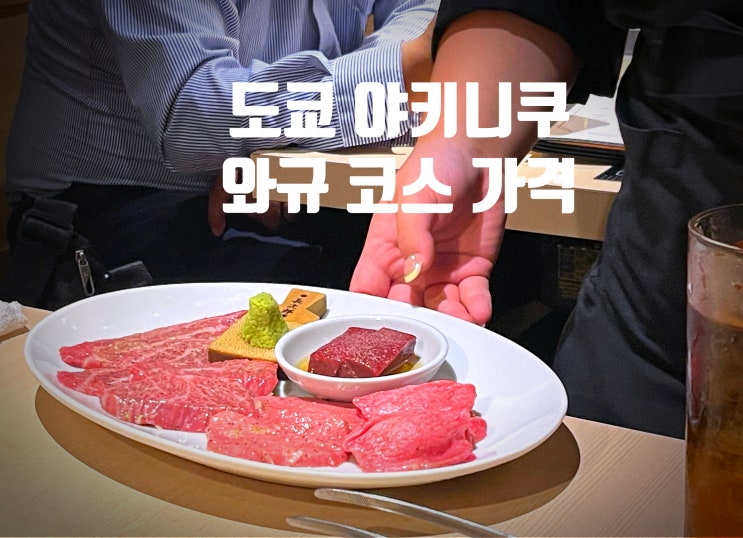  도쿄 맛집 니혼바시 캐주얼 야키니쿠 세이고 코스 가격