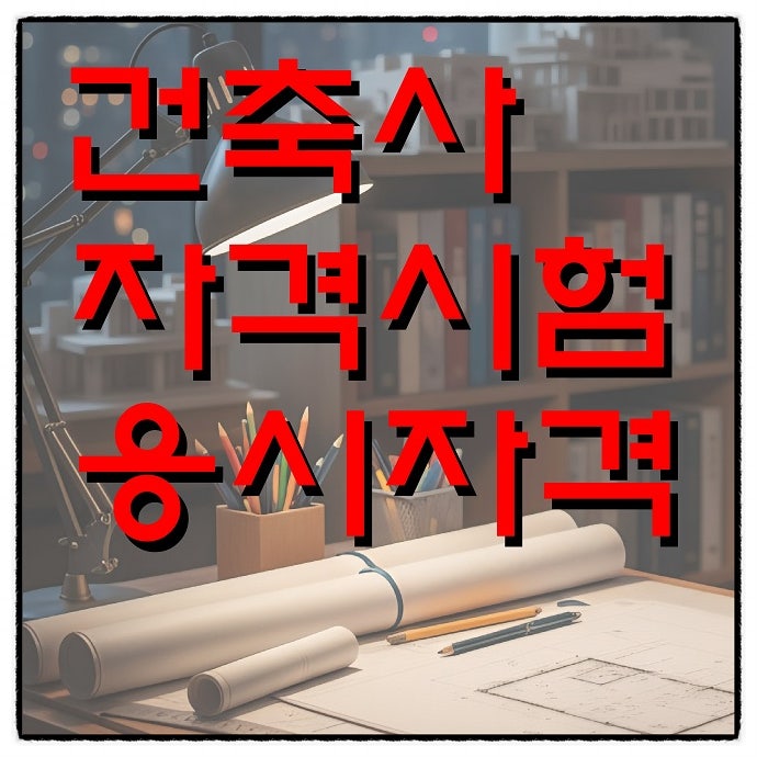  간단하지만 헷갈리는... 건축사 자격시험 응시자격