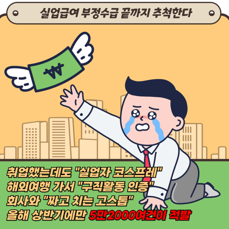  실업급여 먹튀?! 1억 넘게 챙겼다면? 끝까지 추적해서 반환명령한다!