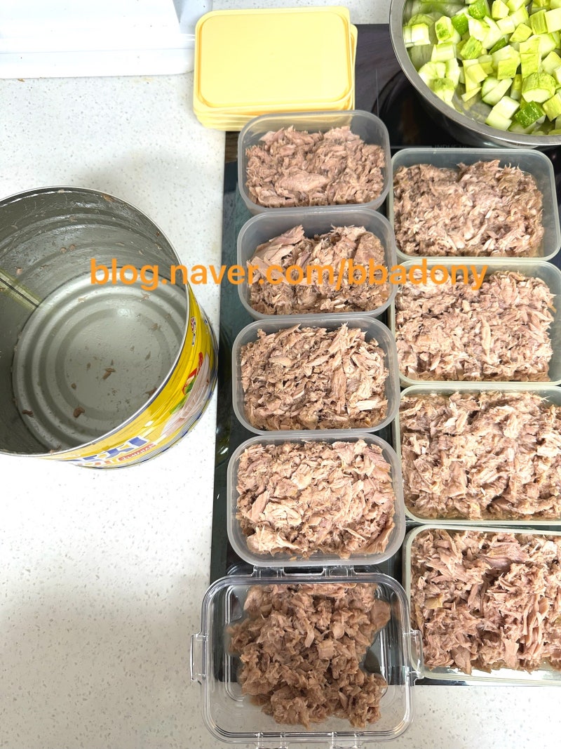 대용량 참치캔 소분 도전기 | 1.88kg 압도적 크기