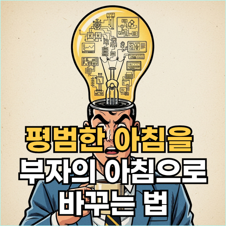  "상위 1% 부자들의 뇌를 해부하다"... 아침을 바꾸는 생각의 설계도 3가지