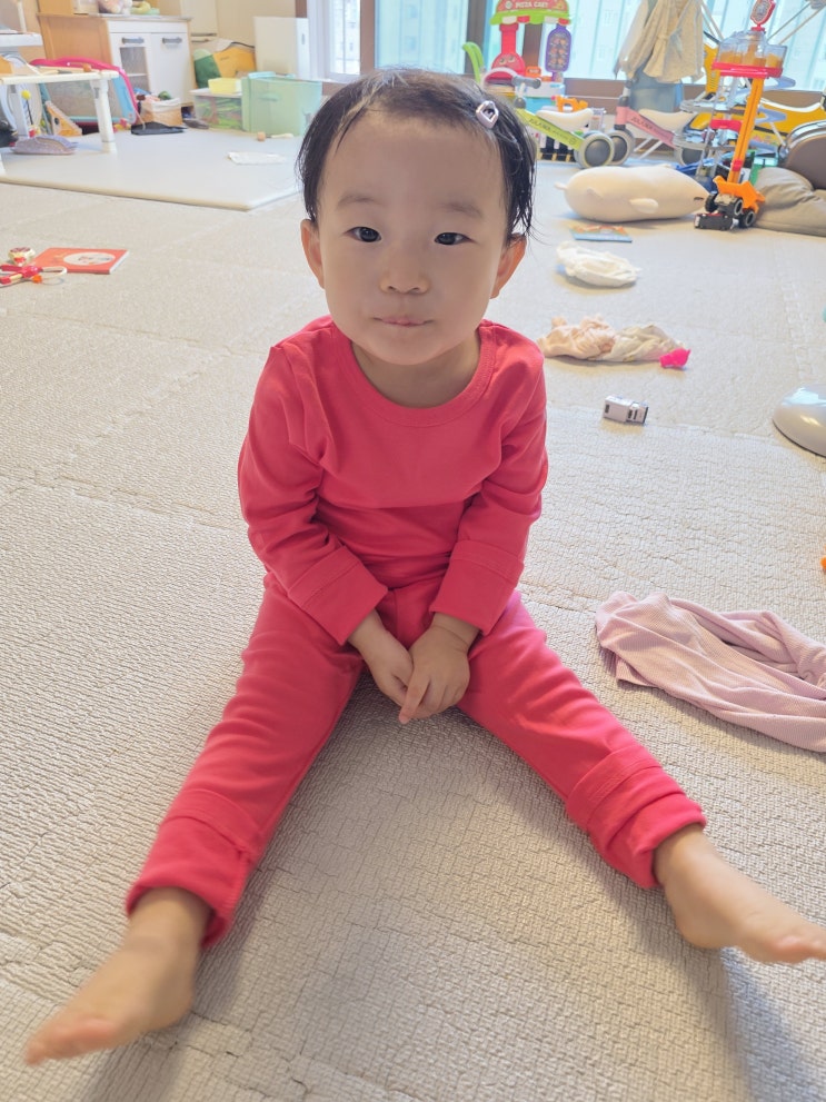  잼베이비 유아동 아기잠옷, 쌍둥이 육아 필수템 된 9부실내복 고무줄잠옷 솔직 후기