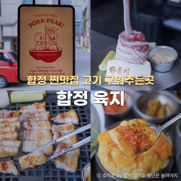  합정역 찐맛집 돈대갈비 고깃집 육지