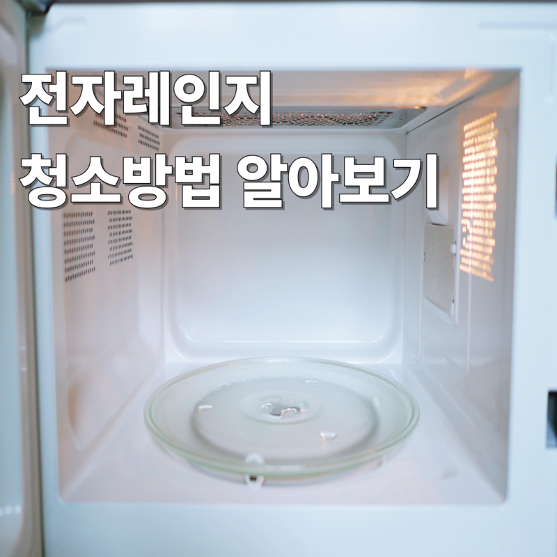 전자레인지 초간단 청소방법! 어떻게 진행할까요?