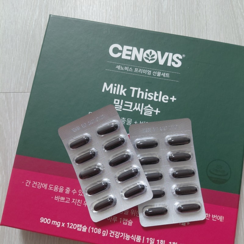 CENOVIS 세노비스 밀크씨슬 플러스 900mg 120캡슐 구매 후기