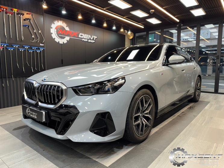  BMW G60 520i 보험수리 | 알루미늄 뒷도어·휀다 판금도색 복원사례