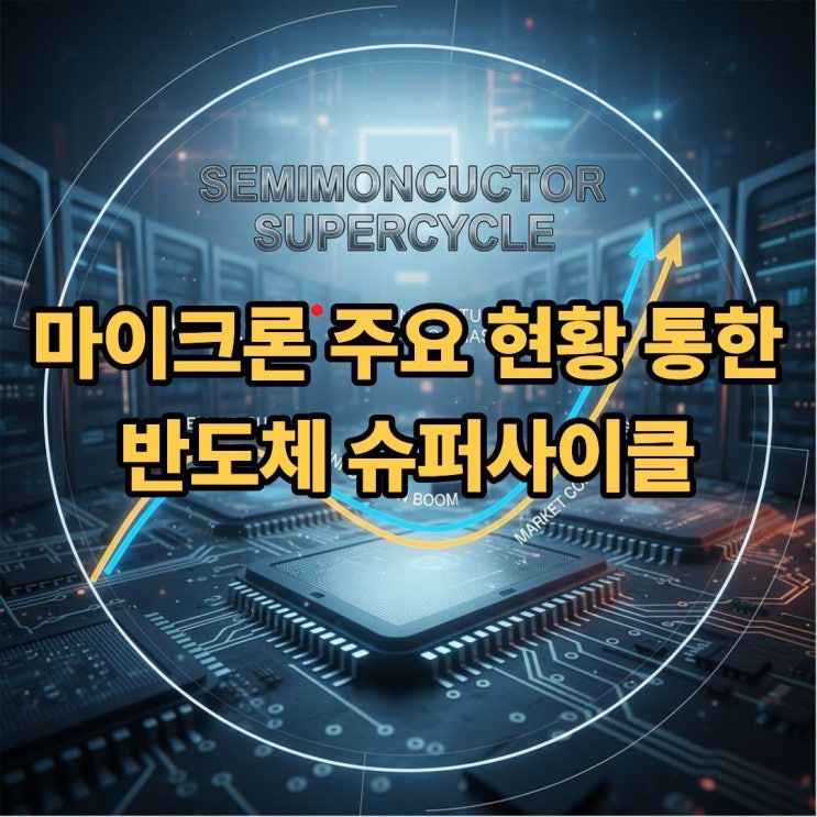  마이크론 주요 현황으로 알아보는 반도체 슈퍼사이클