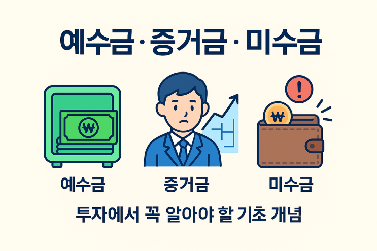  주식 초보라면 꼭 알아야할 개념 - 예수금, 증거금, 미수금