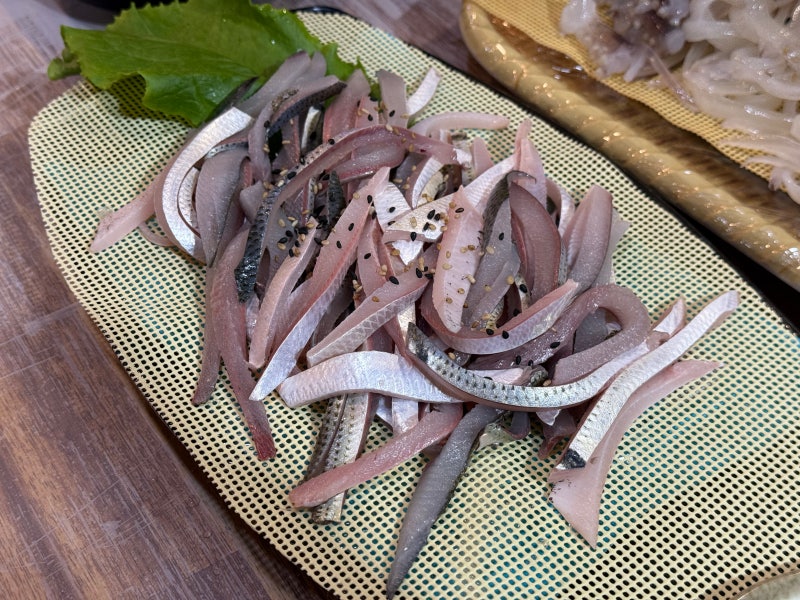 군산 조촌동 전어회 오징어회 맛집 머시기수산 회 포차 방문 후기!!