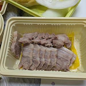 용현동 원할머니보쌈 배달 후기 - 1인 메뉴에 쌈떡 추가