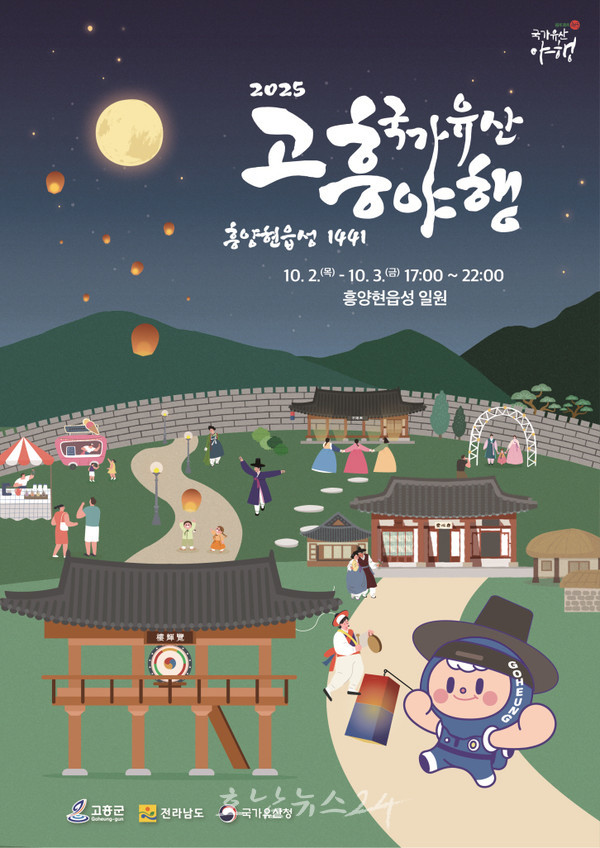  빛과 역사로 물드는 고흥의 밤... 2025년 고흥 국가유산 야행 개최