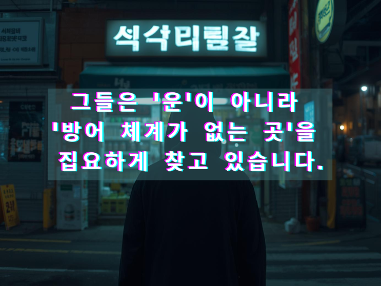  업소용 CCTV: 'CCTV 없는 가게'는 범죄자의 첫 번째 표적입니다.