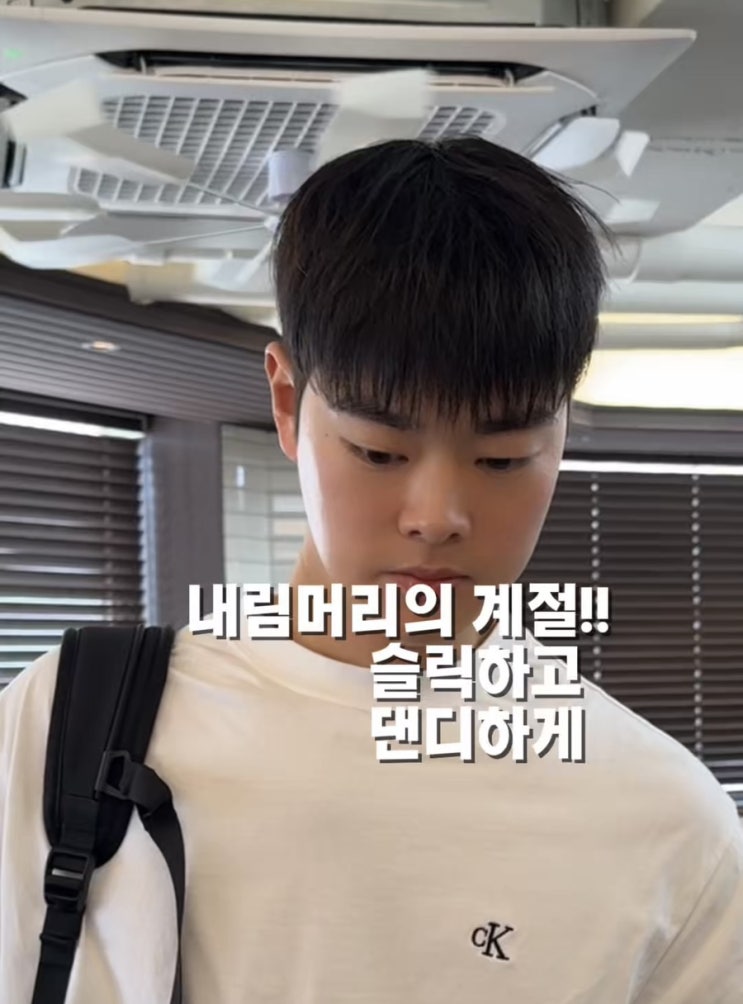  왕십리역 미용실 맨드 살롱 왕십리역점 수민 시스루 댄디 슬릭 댄디