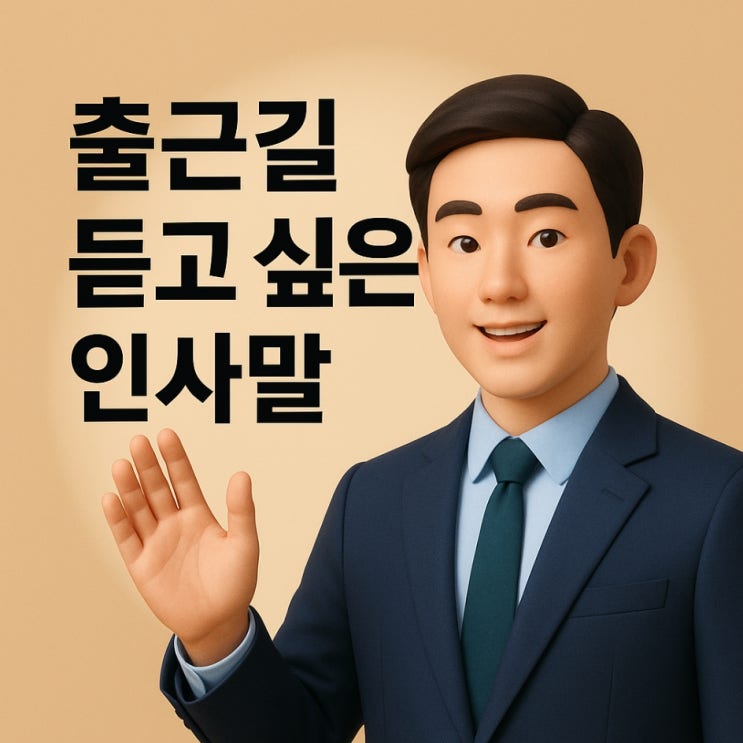  출근길 듣고 싶은 인사말, 기분 좋아지는 응원 문구 모음