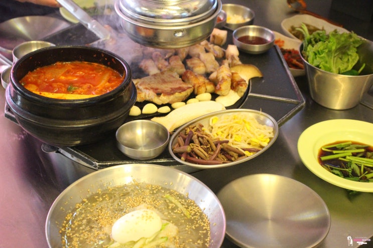  워터에이징 숙성삼겹살 맛있는 방이동 고기집 빽돈 잠실 방이