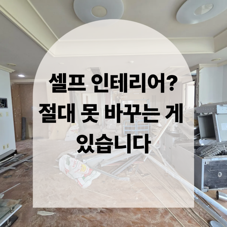  셀프 인테리어 vs 전문가 리모델링 | 차이는 어디서 생길까?