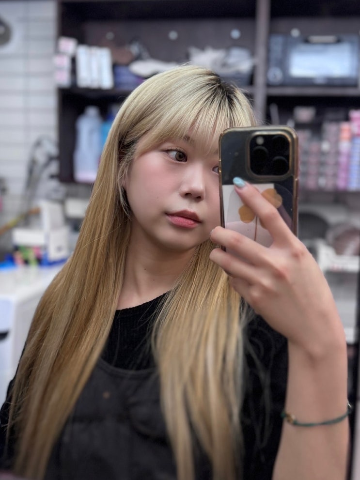  왕십리역 미용실 맨드 살롱 왕십리역점 수민